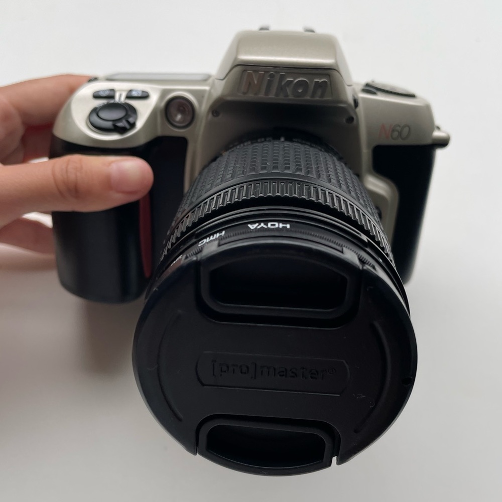 Nikon N60 35mm Film Camera (slide left to see the result)